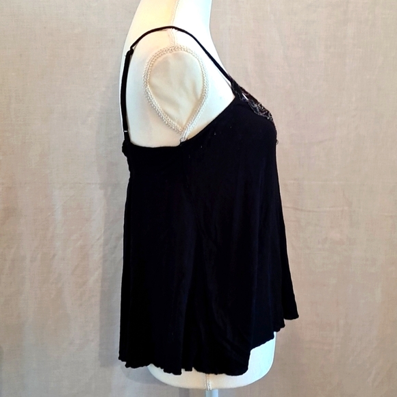 5/$15 EYESHADOW ladies top, Sz L, silver emblishment on bodice, Rayon - Picture 3 of 5
